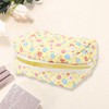 Unique Bargains Women Portable Colorful Flowers Pattern Makeup Bag 1 Pc - 2 of 3