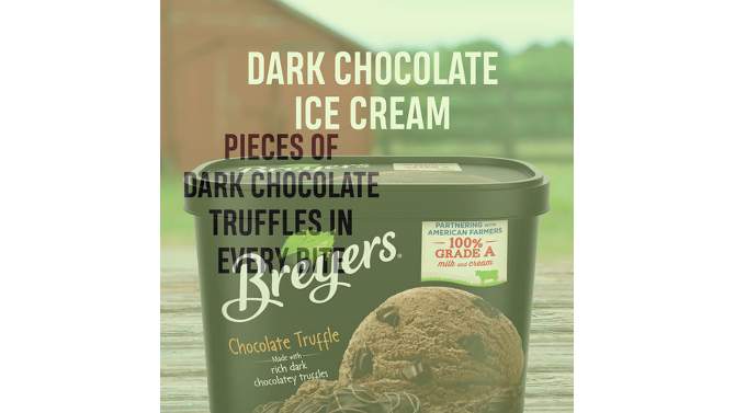 Breyers Chocolate Truffle Ice Cream - 48oz, 2 of 9, play video