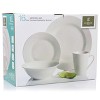 Gibson Home 16 Piece Bedford Lane Fine Ceramic Dinnerware Set in Off White - 4 of 4