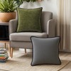 REGALWOVEN Soft Cozy Chenille Throw Pillow Covers for Home Sofa Bench 2 Pcs - 4 of 4
