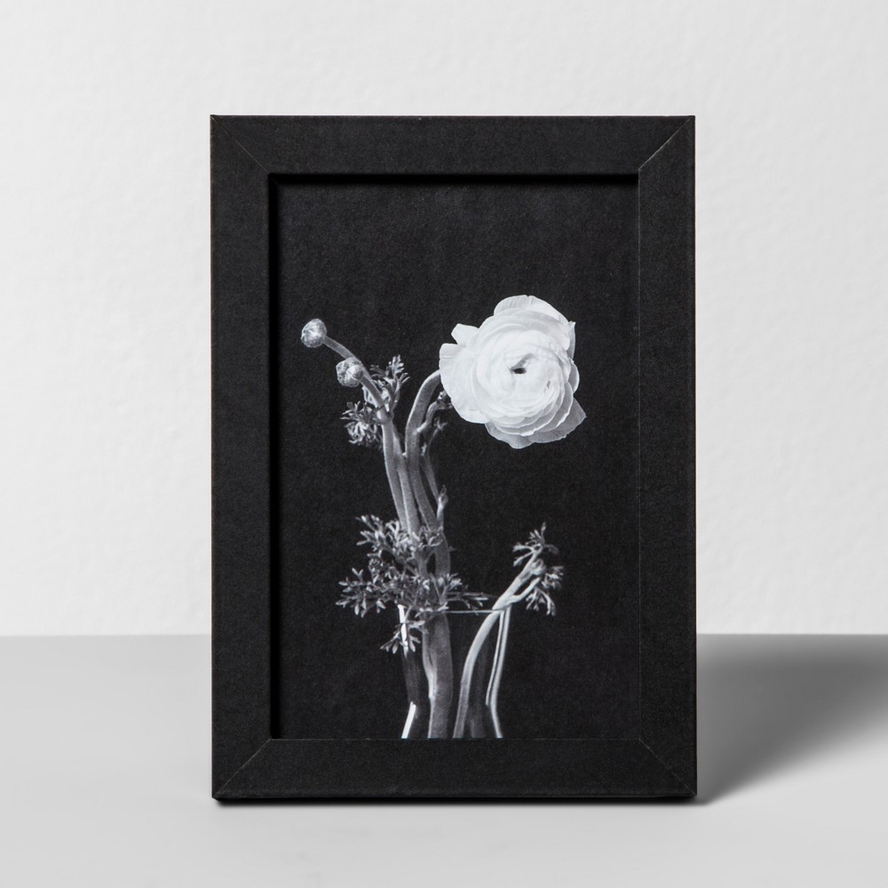 4" x 6" Thin Single Picture Frame Black - Made By Design