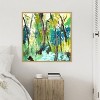 Amanti Art Turquoise Forest by Elan Studios Canvas Wall Art Print Framed - 4 of 4