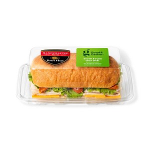 Boar's Head Turkey and Cheddar Ciabatta Sandwich - 8oz - Good & Gather™ - 1 of 3