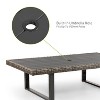 Greemotion 4pc Antigua Outdoor Patio Conversation Furniture Sets with Height Adjustable Table Brown: Modular Sectional, UV Protection - 3 of 4