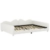 Full/Twin Size Upholstered Daybed with Cloud-Shaped Backrest 4Q - ModernLuxe - image 4 of 4