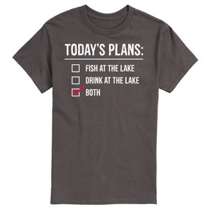 Men's - Instant Message - Todays Lake Plans Short Sleeve Graphic T-Shirt - 1 of 4