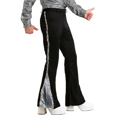 Halloweencostumes.com Plus Size Men's Silver Sequin Disco Pants : Target