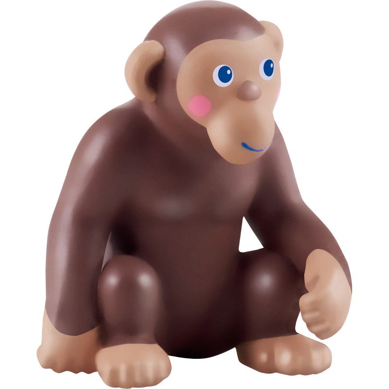 HABA Little Friends Monkey - Chunky Plastic Zoo Animal Toy Figure (2.5" Tall), 1 of 6