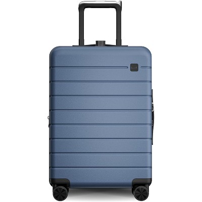 LUGGEX Carry On Luggage HUP3, Accelerate Access with DiHook, Handy Pouch, Expandable Carry On 20 inch Suitcases, Nautical Blue