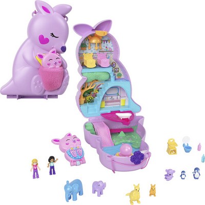 Mattel - Mattel - Polly Pocket Mama & Joey Kangaroo Purse Playset