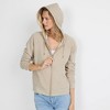Lands' End Women's Serious Sweats Relaxed Long Sleeve Full Zip Hoodie Sweatshirt - 4 of 4