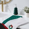 2pk Wreath and Green/White Dot Christmas Hand Towel Set - Wondershop™ - 2 of 3