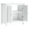 CLIHOME Wooden Bathroom Sink Storage Cabinet with 2 Doors, Traditional Sink Cabinet Bathroom Space Saver Organizer - 4 of 4