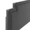Modway Transfix Performance Velvet Twin Headboard -  Sturdy Construction  - Plywood,MDF,LVL, Yuhua polyster fabric, 20G/M3 density foam, Polyester - 2 of 4
