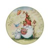 Set of 4 Garden Gnomes Assorted Salad/Dining Plates - Certified International - 2 of 4