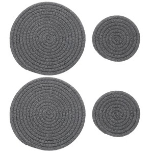 Unique Bargains House Indoor Gardening Plant Mat 4 Pcs - 1 of 4