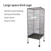 Bird cage,with rolling frame,plastic feeder,slide out tray, steel cage,antique gray,for parrots,parakeets,pigeons and love birds - 3 of 4