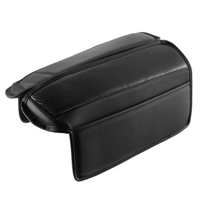 Unique Bargains Center Console Armrest Cushion Soft Pad Arm Rest Cover Support for Nissan Rogue 2021 2022 2023 Black 2 Pcs