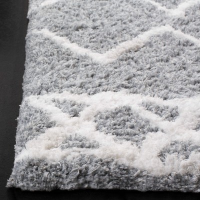 Equinox 4' x 6' Gray Shag Handmade Area Rug