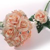 Floral Home 8" Pick Blush Pink Rose - 50-Piece - 4 of 4