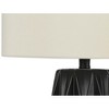 Monarch Specialties Lighting 25inchH Table Lamp Black Ceramic Ivory / Cream Shade Contemporary - 4 of 4