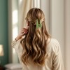 Unique Bargains Women's French Large Hair Caw Clips Green 1 Pc - 3 of 4