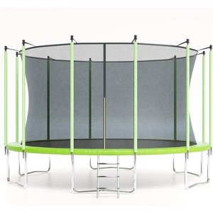 Coucheta 16FT Trampoline with Safety Enclosure & Ladder - Recreational Trampolines for Kids/Adults, ASTM Certified Outdoor Bounce - 1 of 4