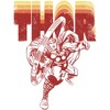 Men's Marvel Thor Retro Name Stack Portrait Baseball Tee - 2 of 4