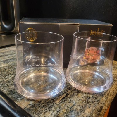 JoyJolt Cosmo Double Wall Whiskey Glasses – Set of 2 Double Wall Tumbler,  Ideal for Old Fashioned, o…See more JoyJolt Cosmo Double Wall Whiskey