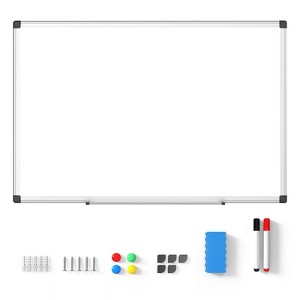 JIONJOY 36x24" Magnetic Dry Erase Board - Dual Mount (Wall/Stand), Removable Pen Tray & Aluminum Frame for Office, Home, Classroom - 1 of 4