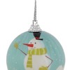 Northlight 14-Piece Snowmen 'Happy Holidays' Decoupage Christmas Ball Ornament Set, 2.25"(60mm) - image 4 of 4