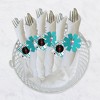 Big Dot of Happiness 50’s Sock Hop - 1950s Rock N Roll Party Paper Napkin Holder - Napkin Rings - Set of 24 - 3 of 4