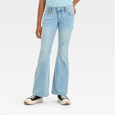 Girls' Low-Rise Flare Jeans - art class™