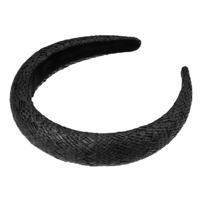 Unique Bargains Women's Fashion Straw Headband 5.91"x1.18" 1 Pc