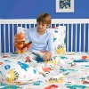 3 Piece Kids Twin Sheet Set Dinosaur Soft Microfiber Bed Sheets Deep Pocket Wrinkle Free Cozy Toddler Bedding Set Fade Resistant Breathable Girl Joyin - 4 of 4