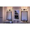 Urban Ambiance Luxury New Traditional Bath Light 8.5''H x 24.25''W,  Midnight Black Finish,  Swan-Hill Collection, UHP4210 - 2 of 4