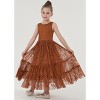 2Bunnies Rose All-Lace Zip Back Flower Girl Dress - 3 of 4