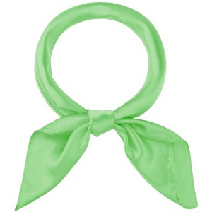 INSPIRE CHIC Women's Solid Color Satin Large Square Scarf Neckerchief Bandanas 35"x35" - 1 of 4