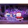 Rudolph the Red-Nosed Reindeer 42in Wide Rudolph Santa and Sleigh 2D PreLit Yard Art, Purple - 2 of 4