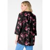 Roaman's Women's Plus Size Juliet Lace Trim Shirt - 3 of 4