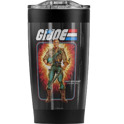 G.I. Joe Duke Card Steel Tumbler 20oz Coffee Travel Mug