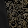Coolmee Men's Floral Tuxedo Jacket Jacquard Suit Jacket One Button Slim Fit Blazer - 3 of 4