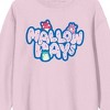 Squishmallows Mallow Days Crew Neck Long Sleeve Cradle Pink Adult Sweatshirt - image 2 of 2