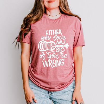 Simply Sage Market Love Country Music Short Sleeve Tee