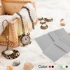 Unique Bargains Microfiber Portable Jewelry Pouches with Band for Necklace Bracelet 3.94x3.94" 8 Pcs - 4 of 4