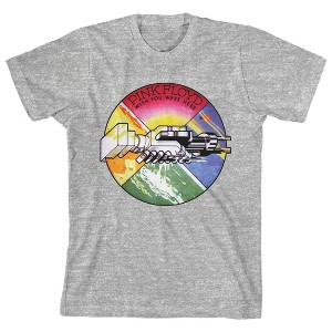 Pink Floyd Wish You Were Here Album Art Boy's Heather Gray T-shirt - 1 of 3