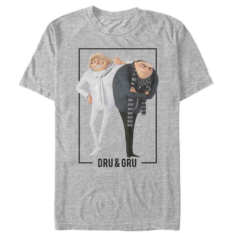 Men's Despicable Me 3 Dru and Gru Brothers T-Shirt, 1 of 5