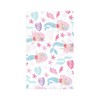Hudson Baby Infant Girl Cotton Flannel Burp Cloths, Mermaid, One Size - 3 of 4