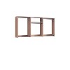 HomeStock Devi Series 31.5–94.5in. W  Modular Closet System Wall Mount Double Hanging Rods 1-Shelf Wood Closet System - 2 of 4
