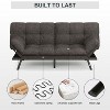 Dyonery 71"  Futon Sofa Bed, Memory Foam Modern Convertible Couch Bed,Folding Futon Sleeper Couch with Compact Living Space - 4 of 4